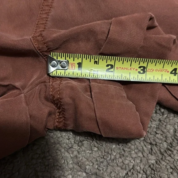 Universal Thread Lyocell Pull On Shorts-Sz M-Rusty Brick Color-Pockets-EUC - Picture 8 of 13